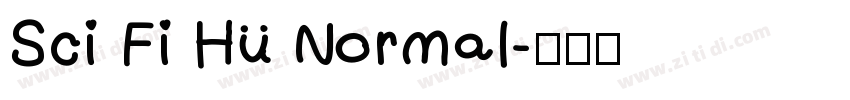 Sci Fi Hu Normal字体转换